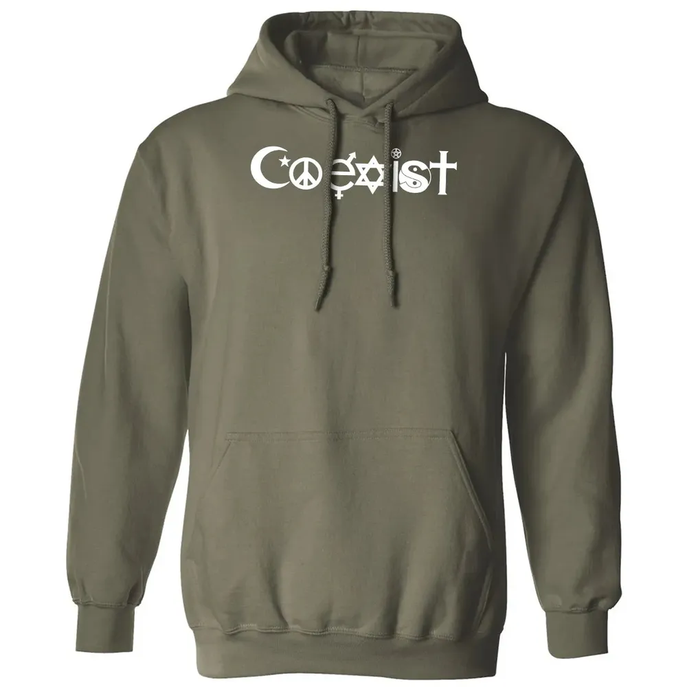 Coexist Classic Unisex Hoodie - 4