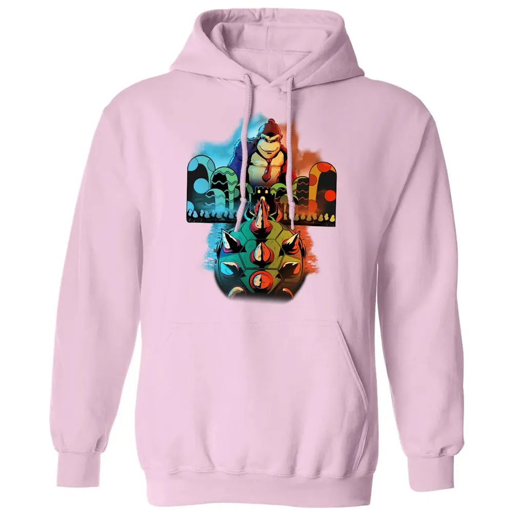 Koopa vs Kong Classic Unisex Hoodie - 3