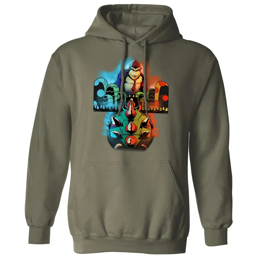 Koopa vs Kong Classic Unisex Hoodie - 4