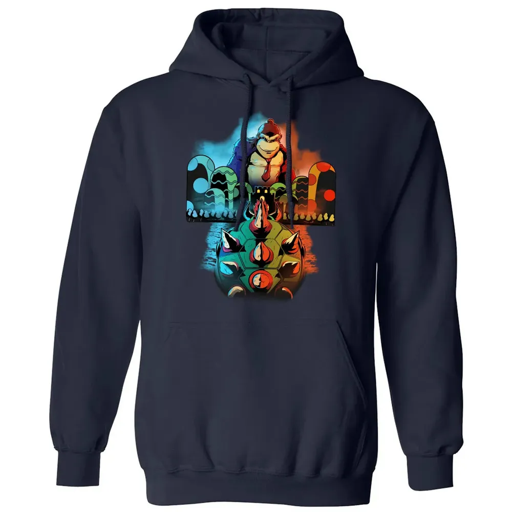 Koopa vs Kong Classic Unisex Hoodie - 2