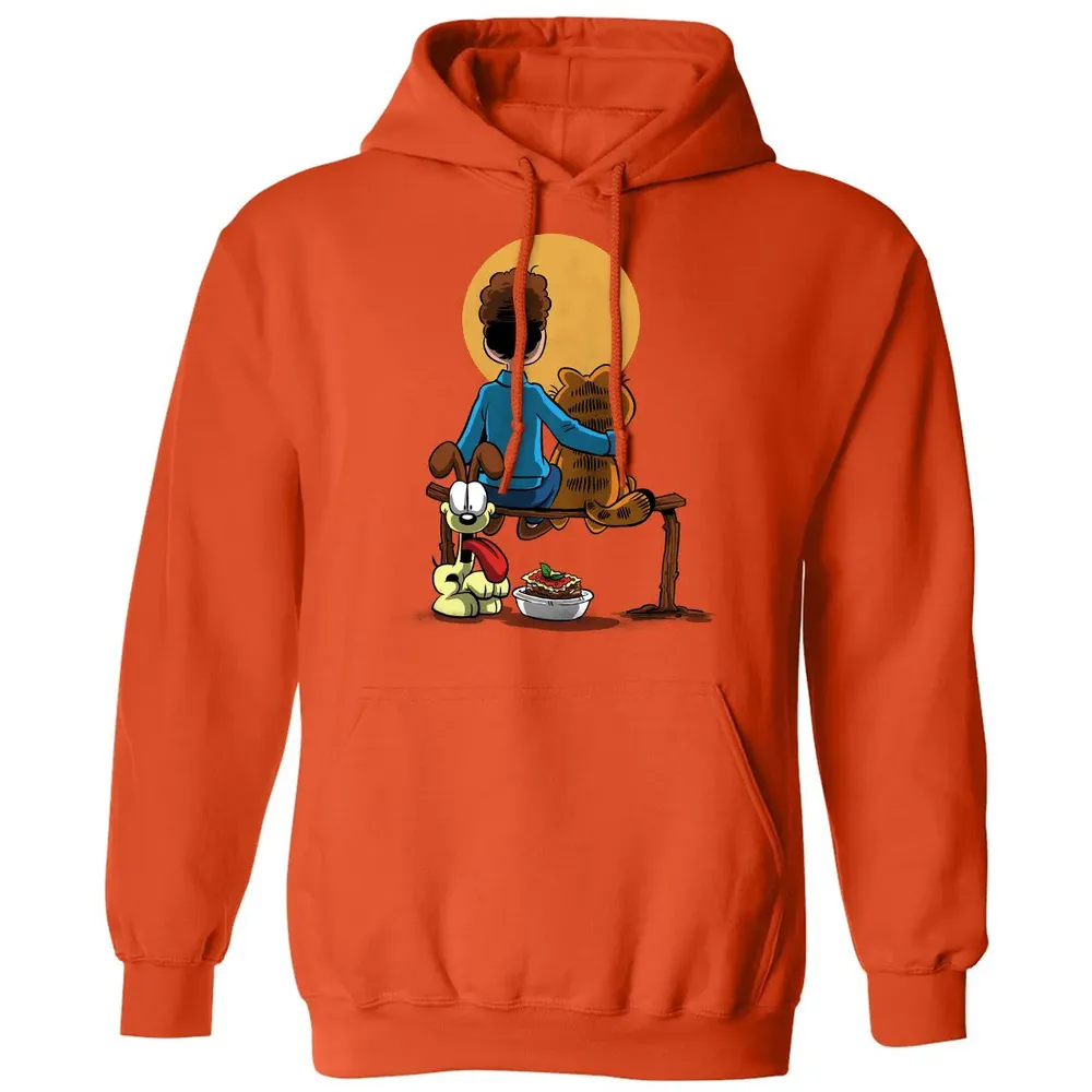 Family Gazing at the Moon Classic Unisex Hoodie - 10