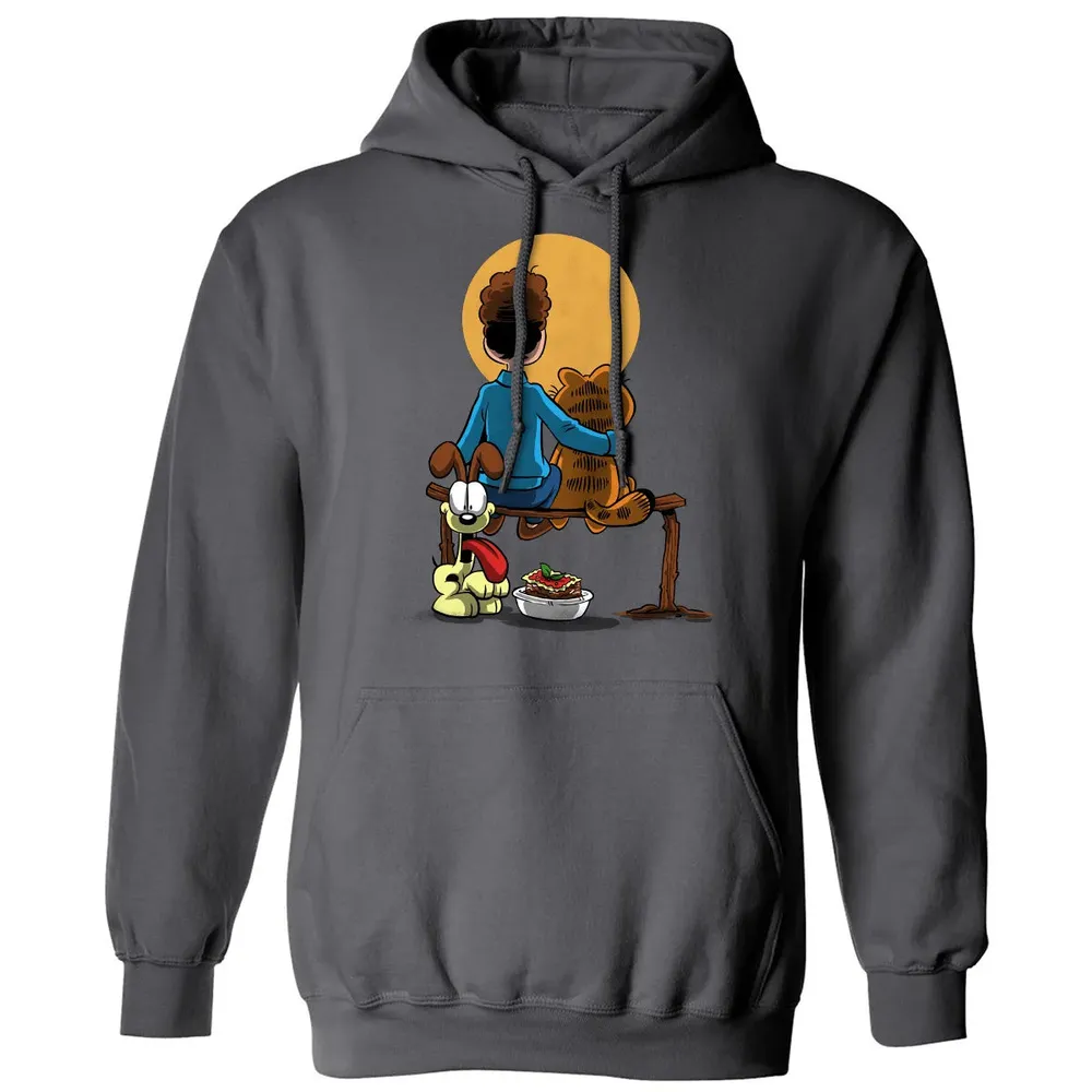 Family Gazing at the Moon Classic Unisex Hoodie - 7