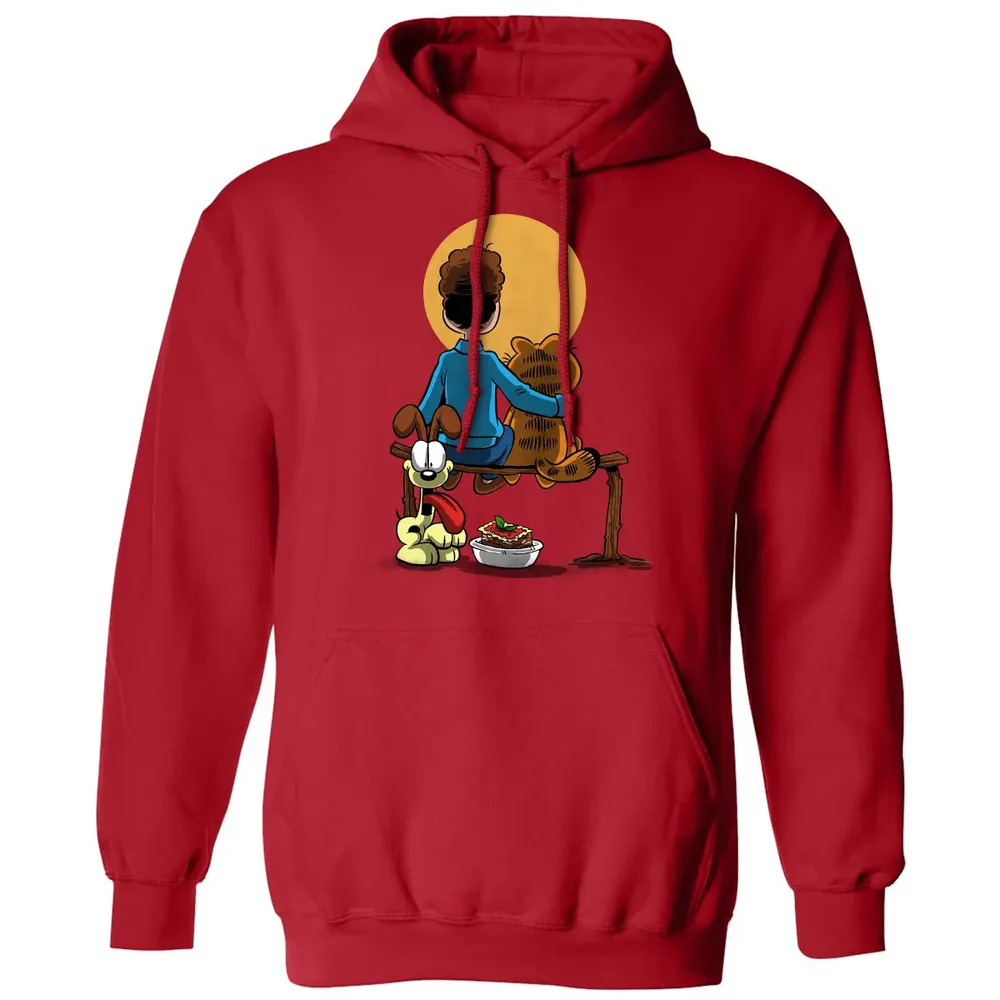 Family Gazing at the Moon Classic Unisex Hoodie - 5