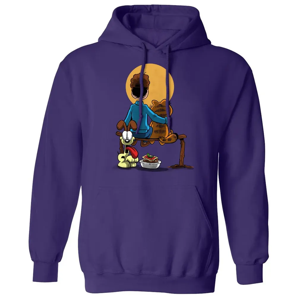 Family Gazing at the Moon Classic Unisex Hoodie - 6