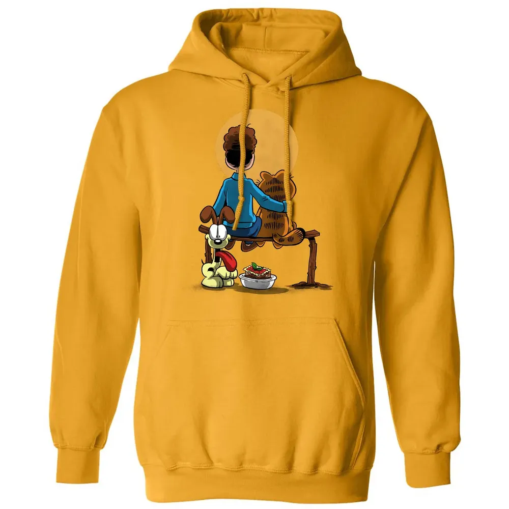 Family Gazing at the Moon Classic Unisex Hoodie - 12
