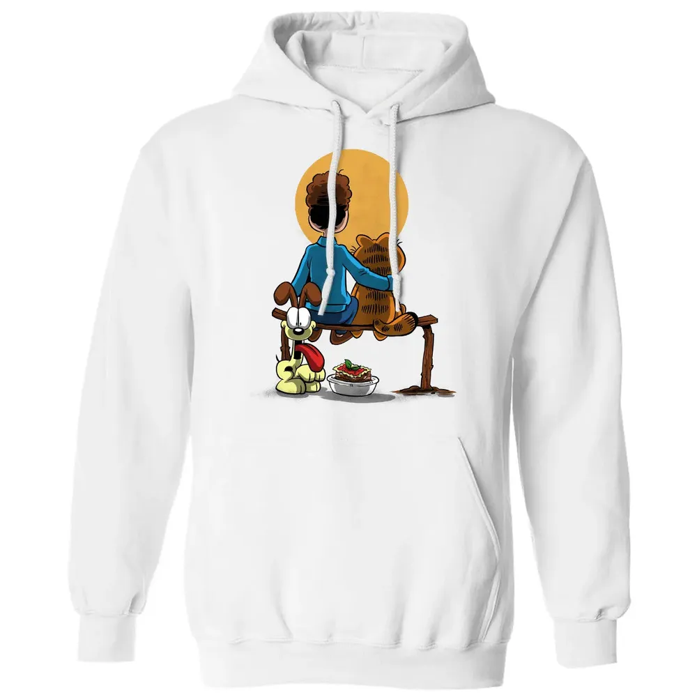 Family Gazing at the Moon Classic Unisex Hoodie - 11
