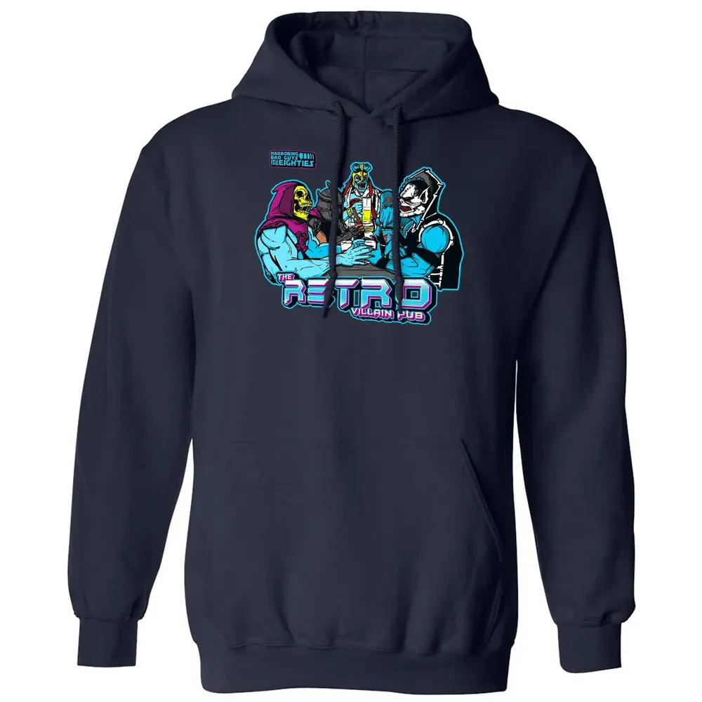 Retro Villian Pub Classic Unisex Hoodie - 2