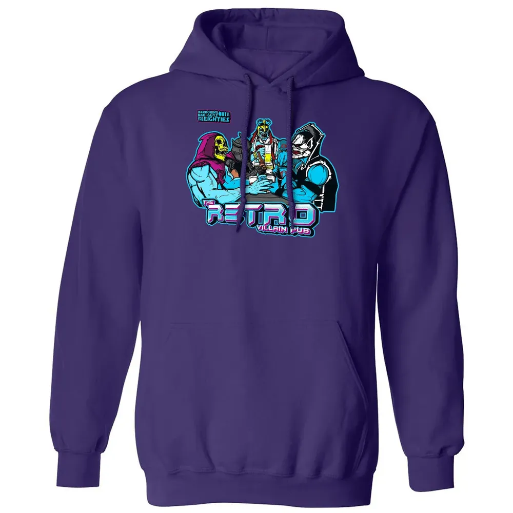 Retro Villian Pub Classic Unisex Hoodie - 6