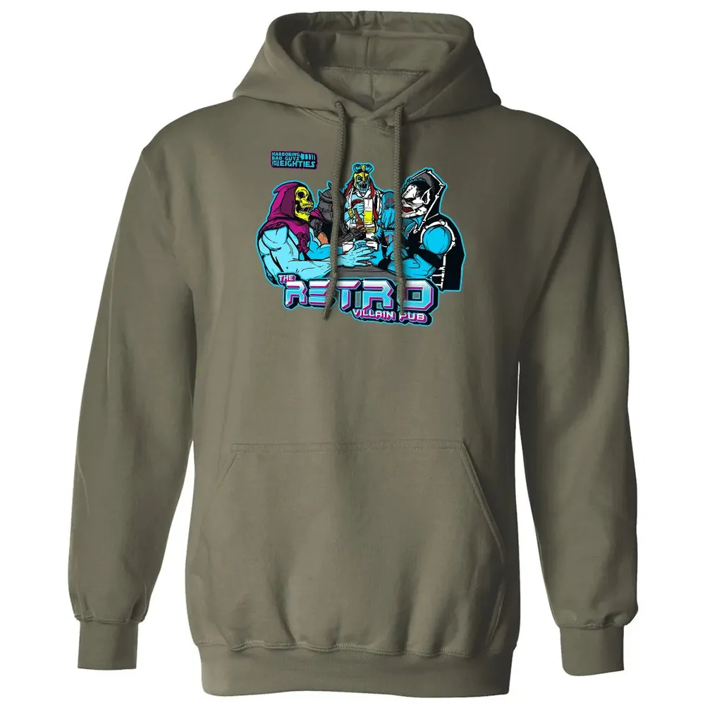 Retro Villian Pub Classic Unisex Hoodie - 4