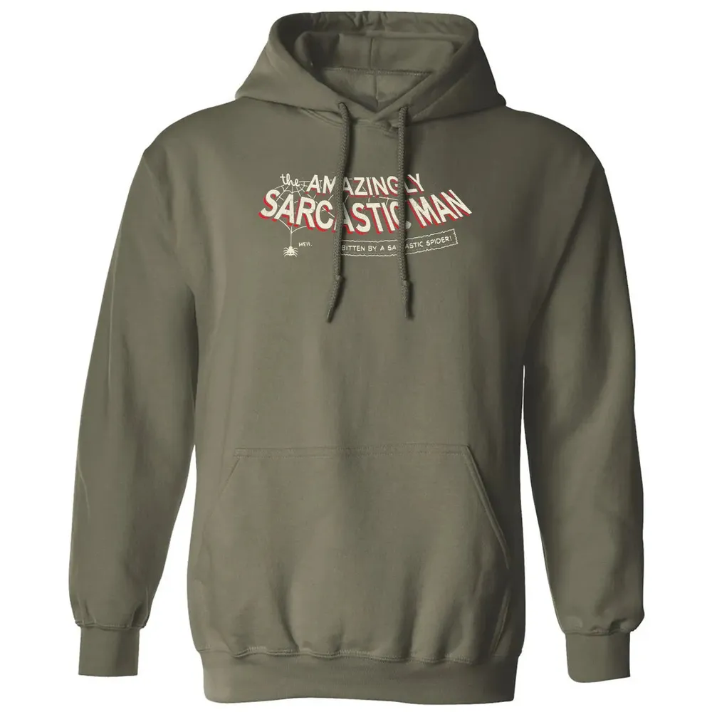The Amazingly Sarcastic Man Classic Unisex Hoodie - 4