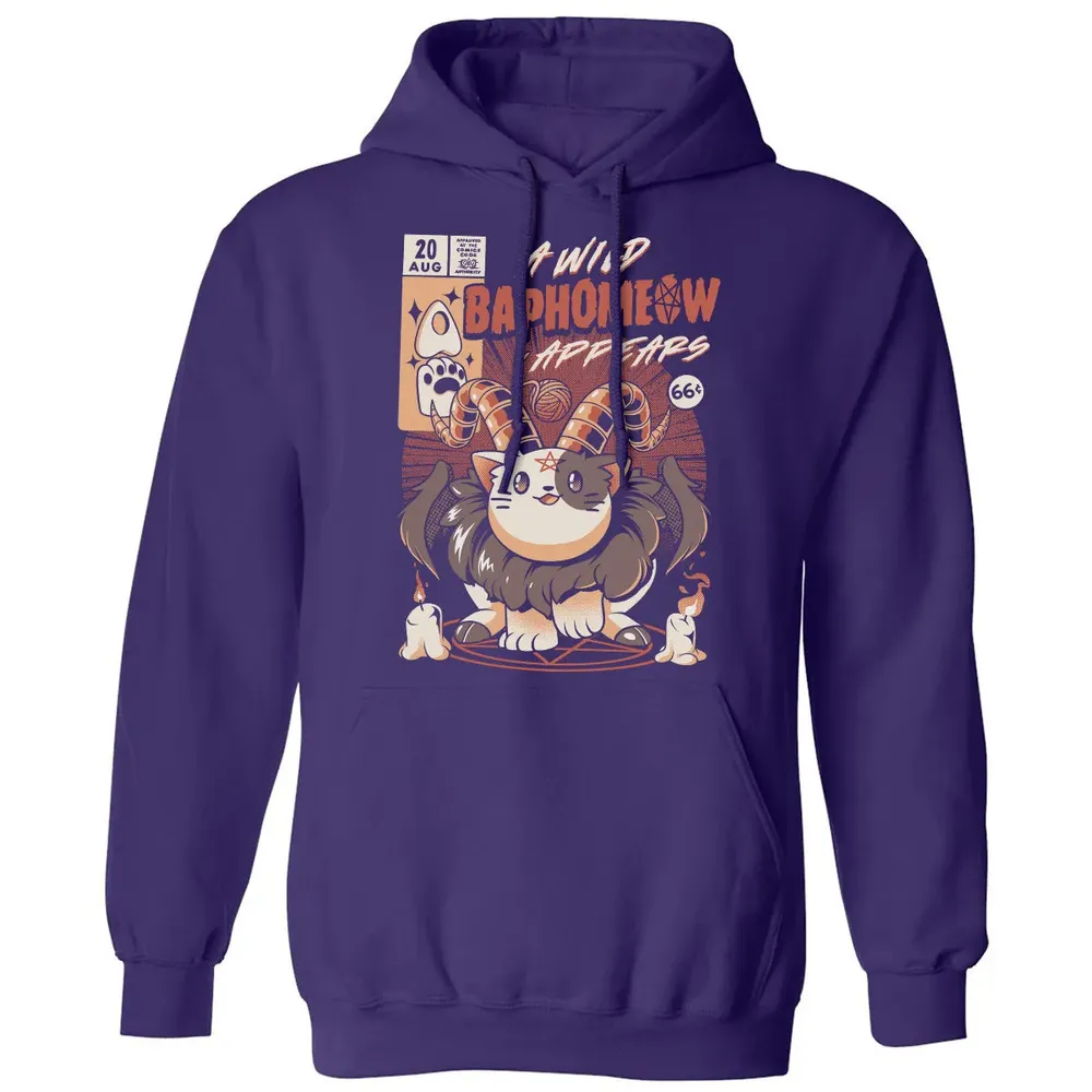 A Wild Baphomeow Appears Classic Unisex Hoodie - 6