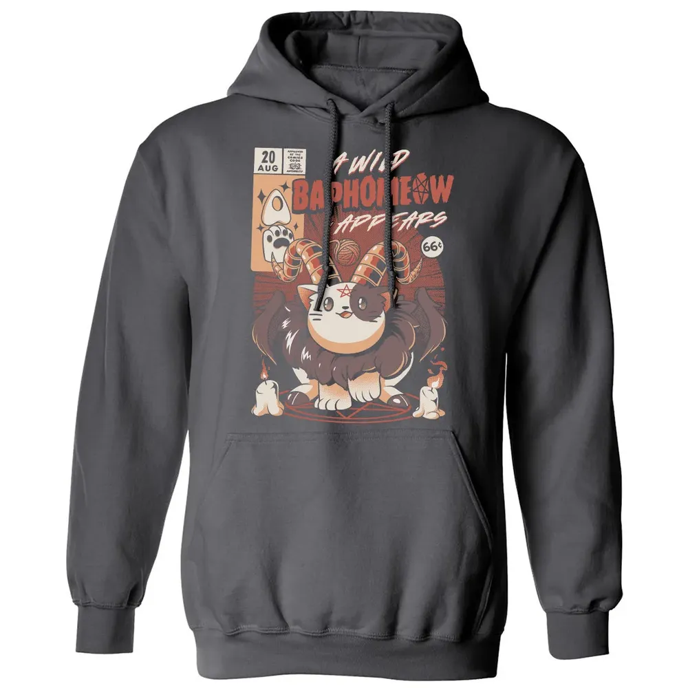 A Wild Baphomeow Appears Classic Unisex Hoodie - 7