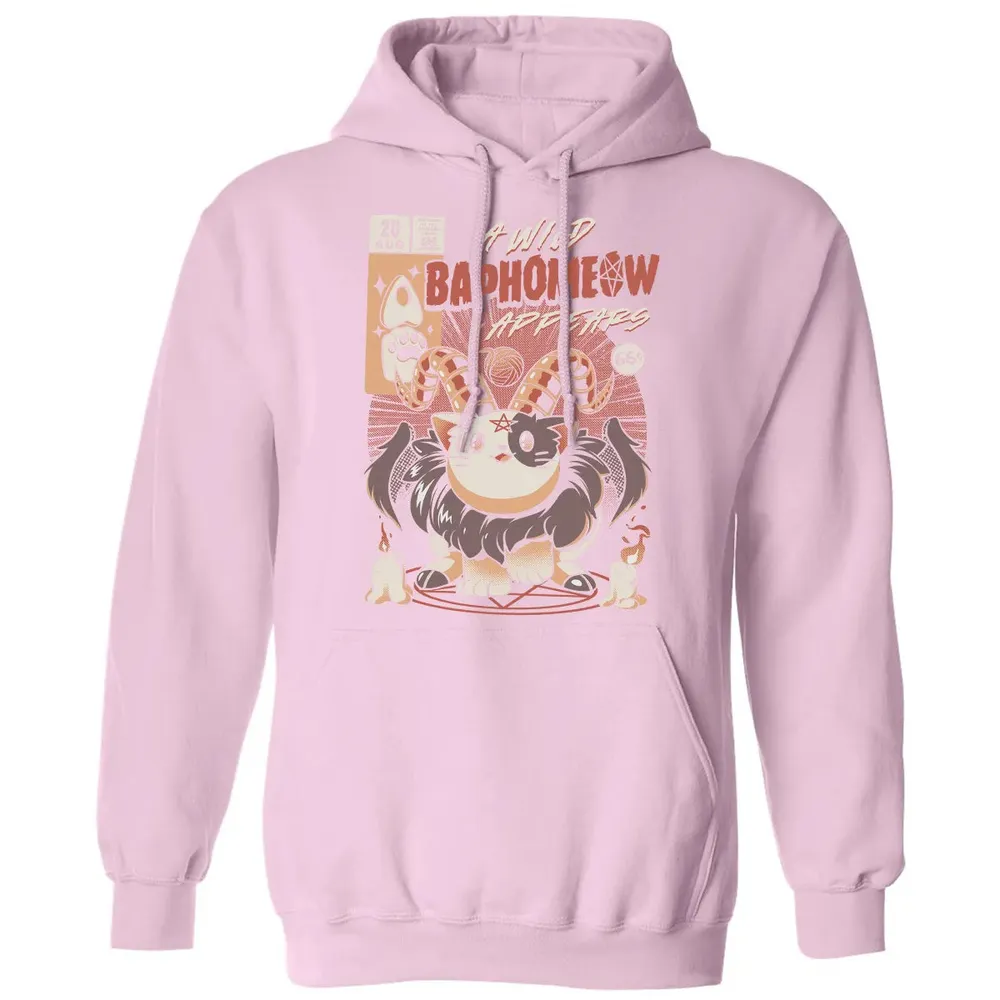 A Wild Baphomeow Appears Classic Unisex Hoodie - 3