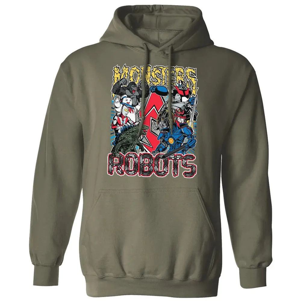 Monsters vs Robots Classic Unisex Hoodie - 4