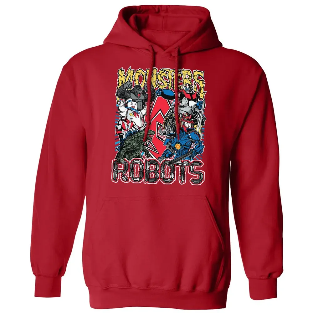 Monsters vs Robots Classic Unisex Hoodie - 5