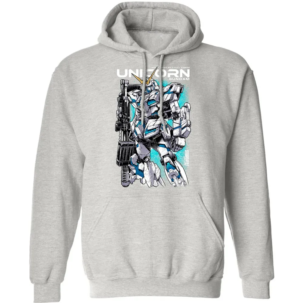 Unicorn Gundam Classic Unisex Hoodie - 8