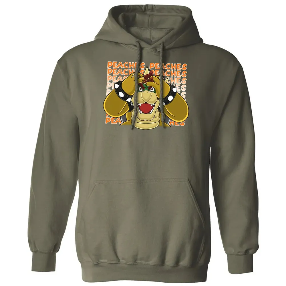 Crazy For Peach Classic Unisex Hoodie - 4