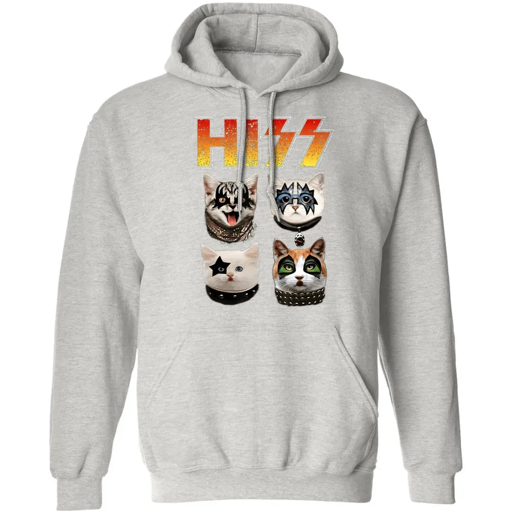 Hiss Funny Cat Lover Classic Unisex Hoodie - 8