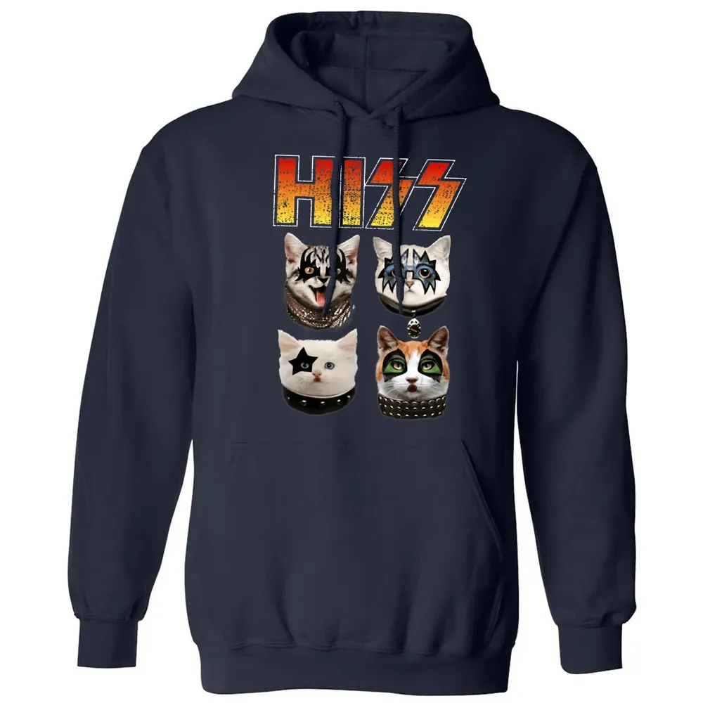 Hiss Funny Cat Lover Classic Unisex Hoodie - 2
