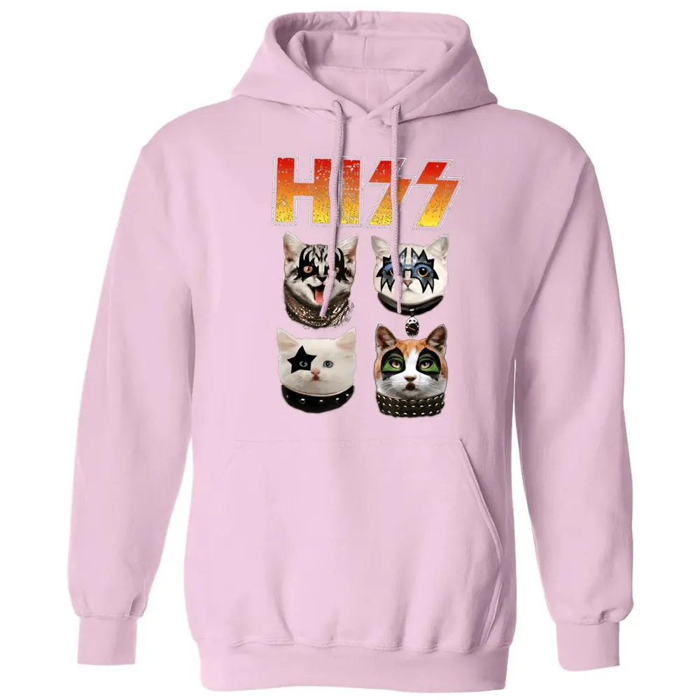 Hiss Funny Cat Lover Classic Unisex Hoodie - 3