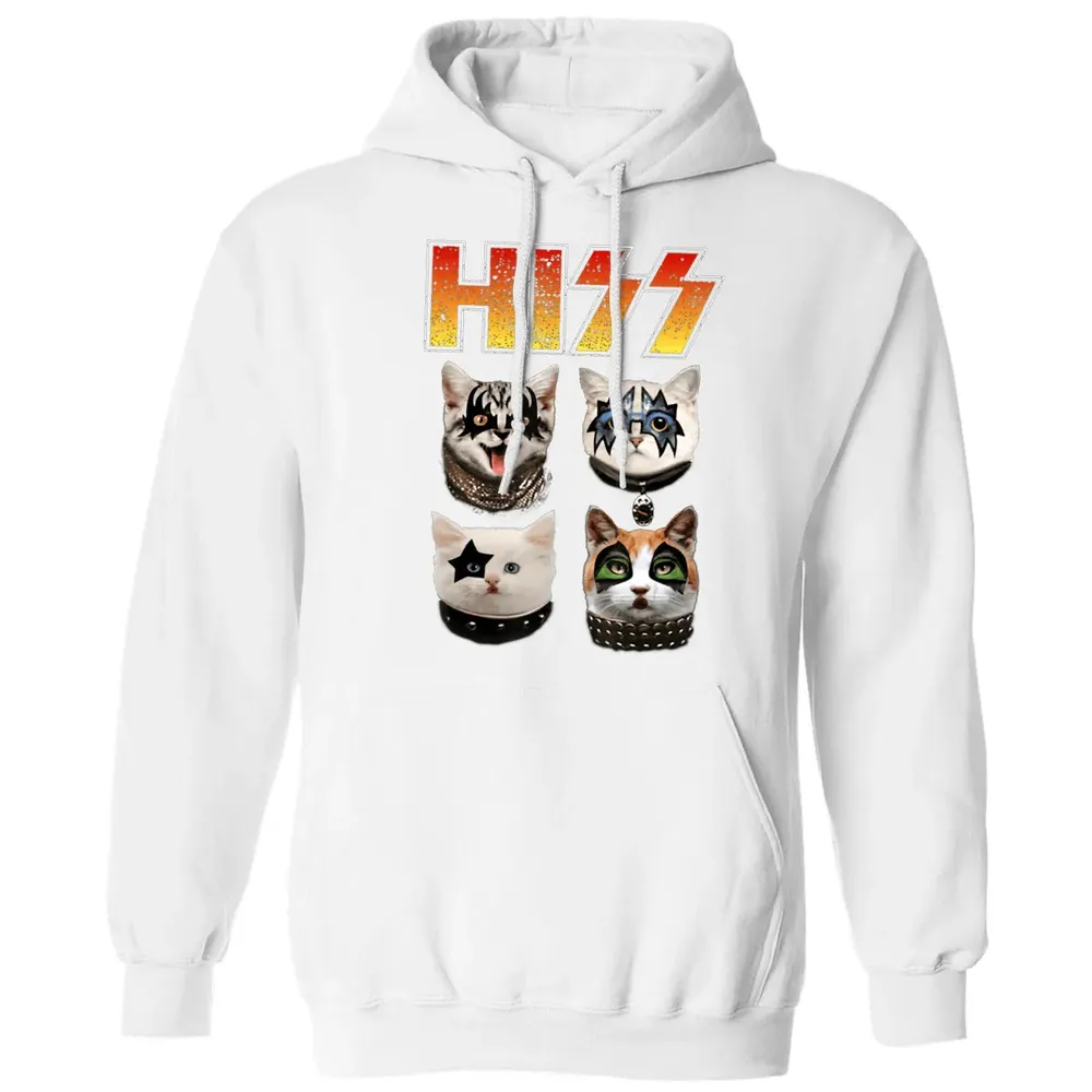 Hiss Funny Cat Lover Classic Unisex Hoodie - 11