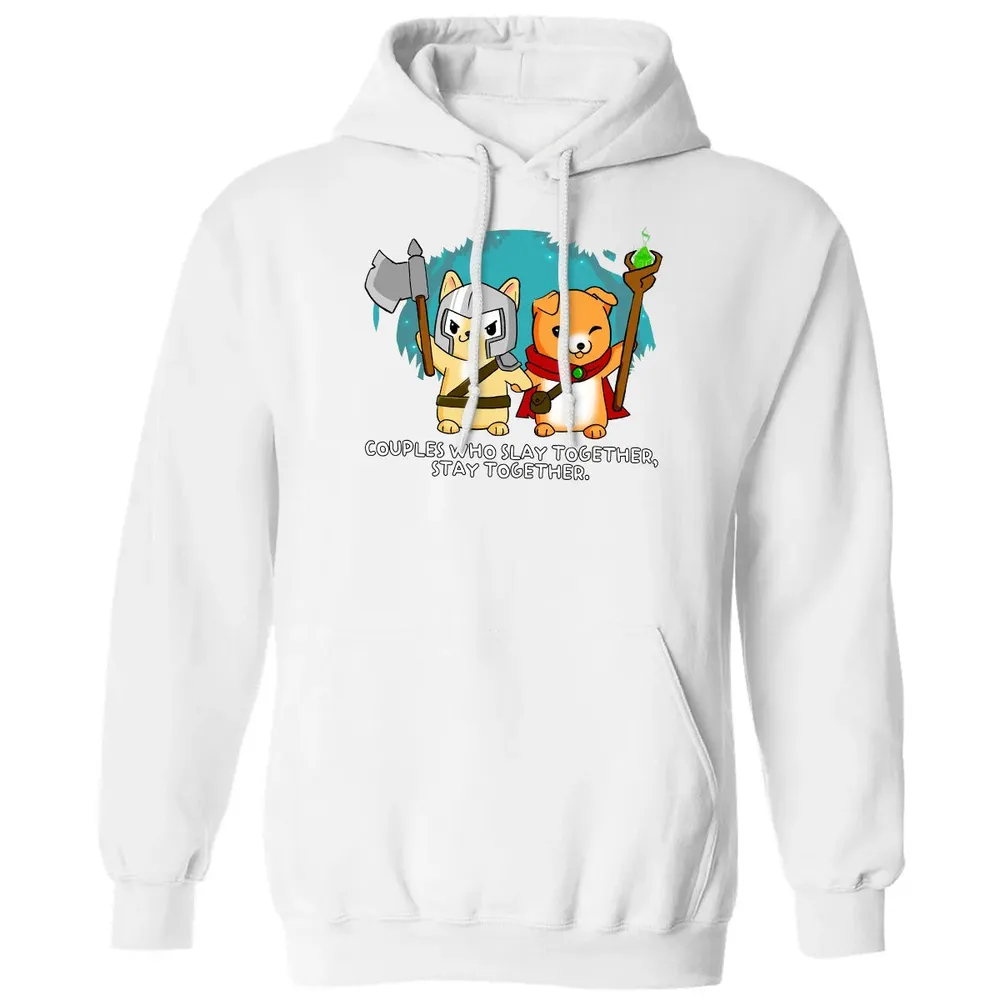 Couples Who Slay Together Stay Together Classic Unisex Hoodie - 11