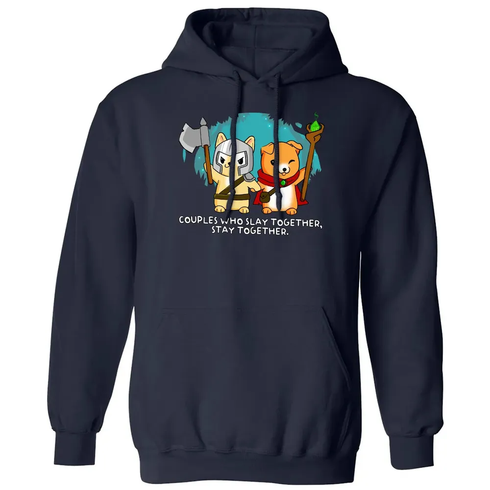 Couples Who Slay Together Stay Together Classic Unisex Hoodie - 2