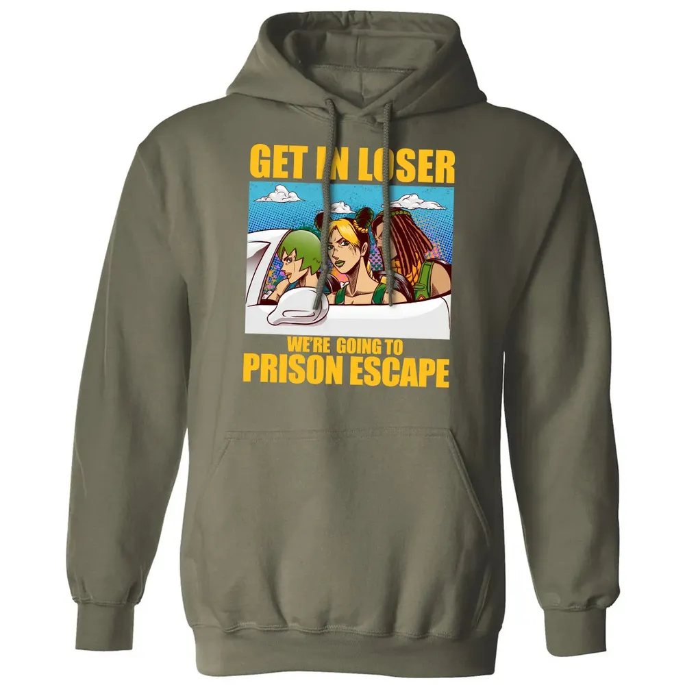 Get In Loser We're Going To Prison Escape Classic Unisex Hoodie - 4