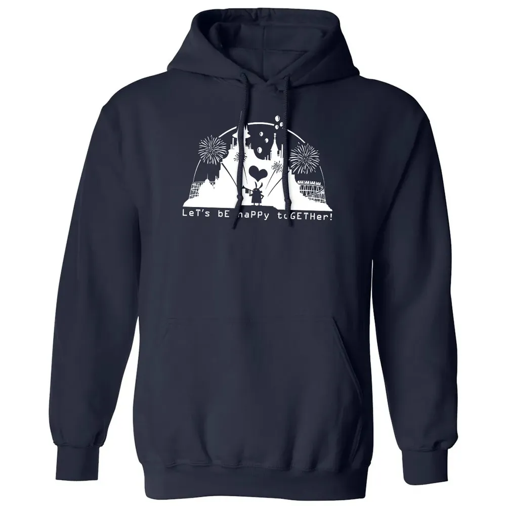 Let's Be Happy Together Classic Unisex Hoodie - 2