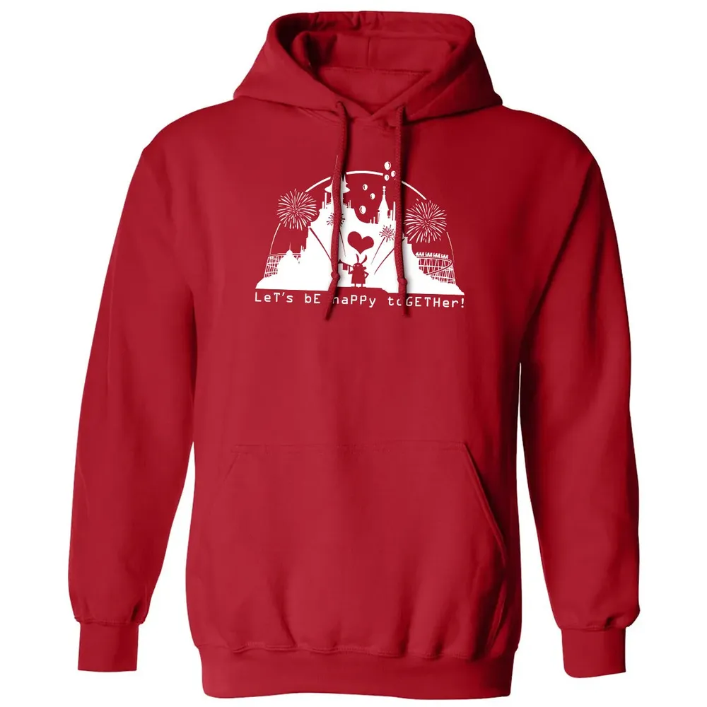 Let's Be Happy Together Classic Unisex Hoodie - 5
