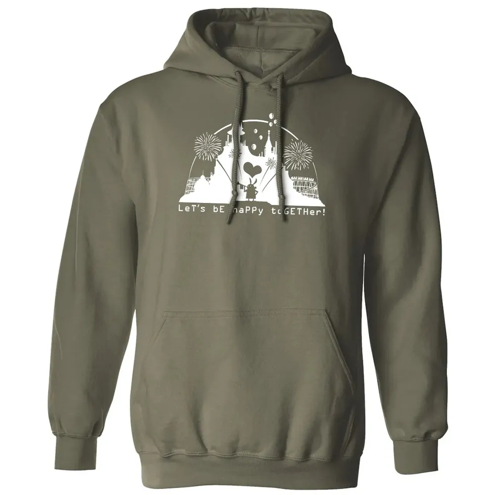 Let's Be Happy Together Classic Unisex Hoodie - 4