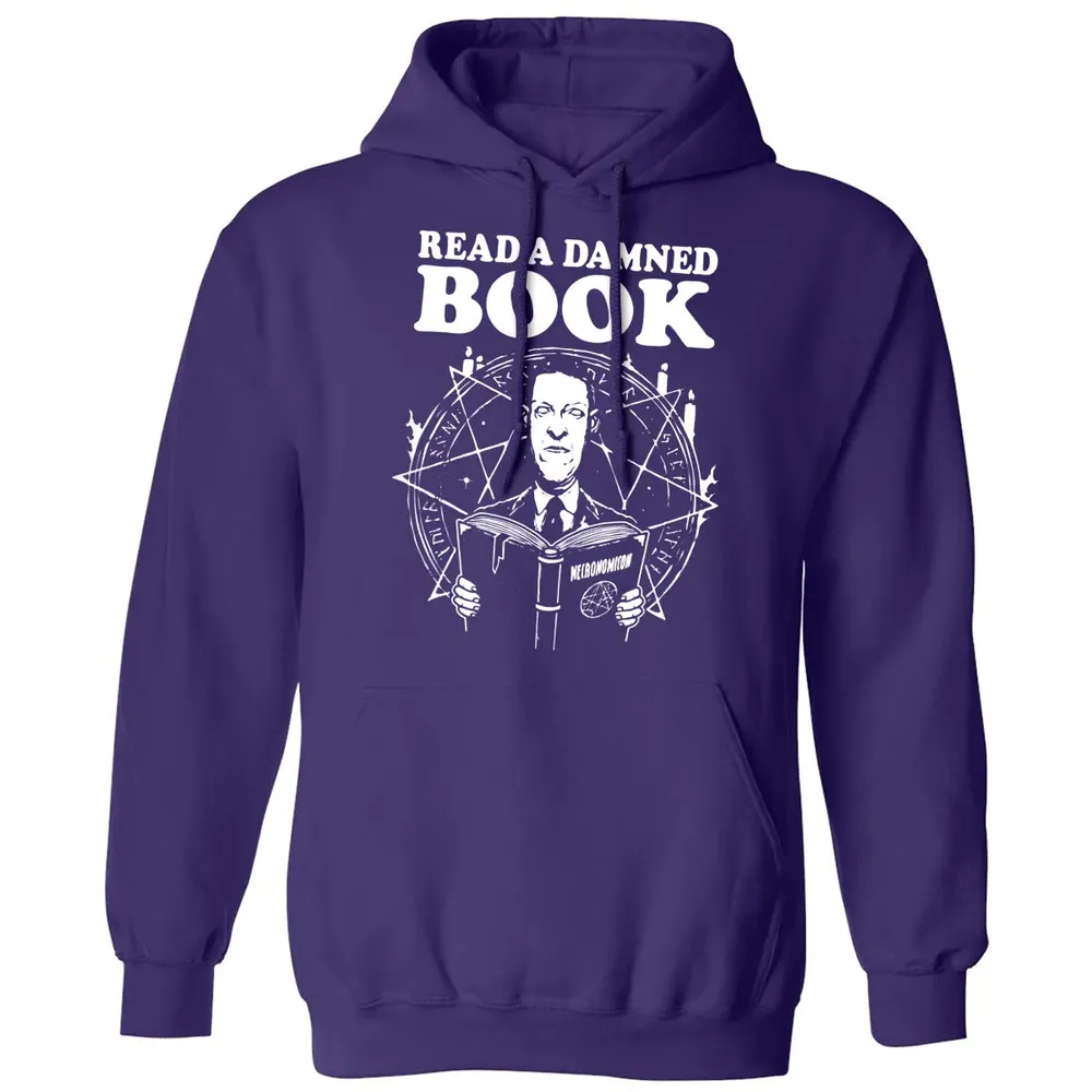 Read a damned book Classic Unisex Hoodie - 6