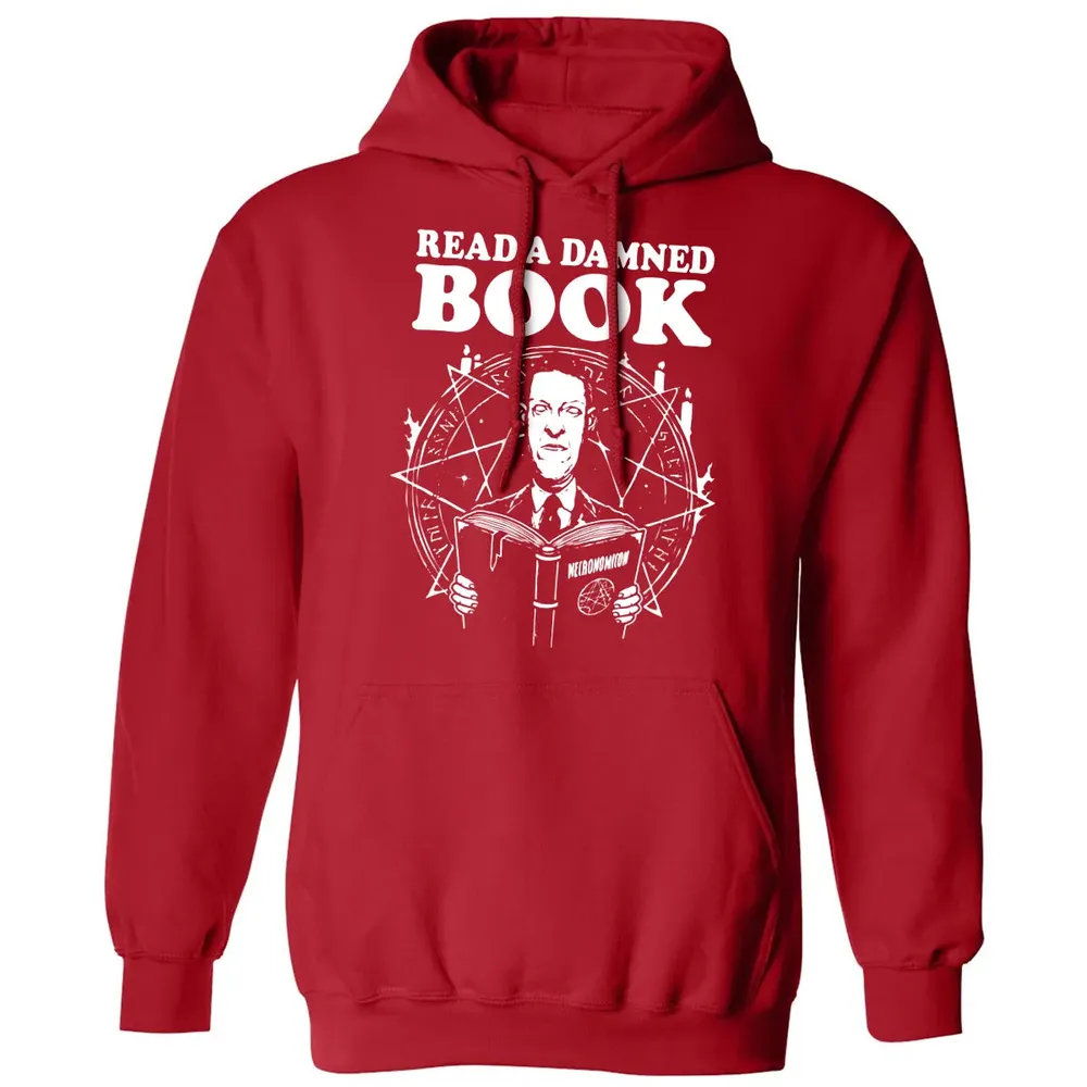Read a damned book Classic Unisex Hoodie - 5