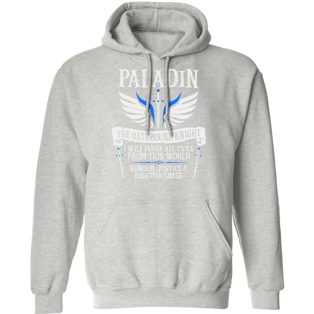 PALADIN, THE OATHBOUND KNIGHT (White) Classic Unisex Hoodie - 8