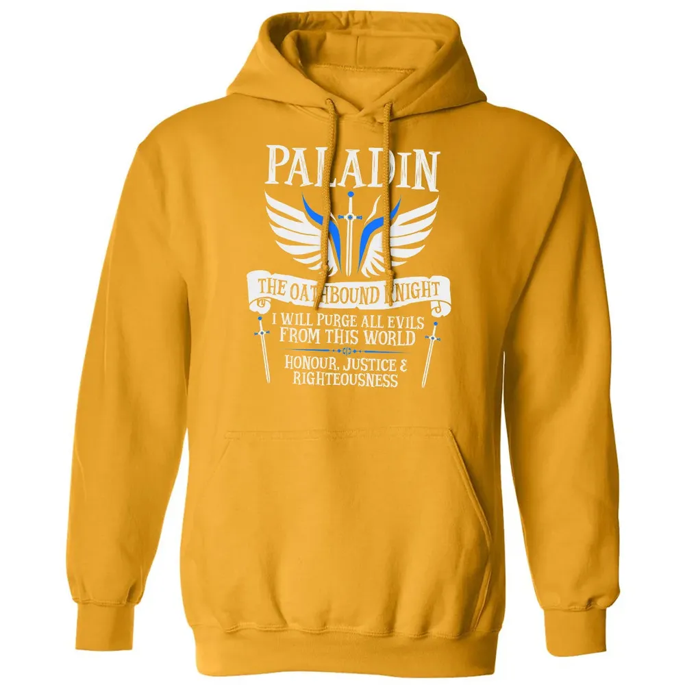 PALADIN, THE OATHBOUND KNIGHT (White) Classic Unisex Hoodie - 12