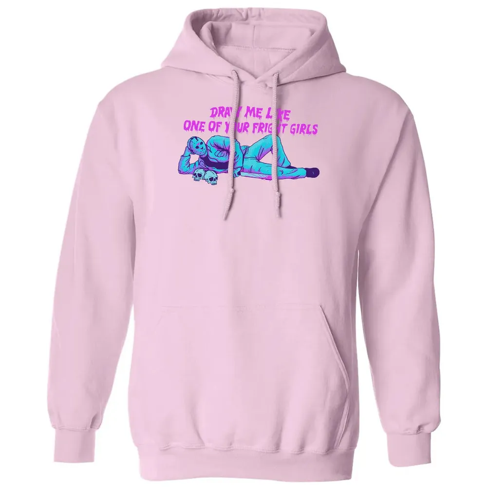 Draw Me Like One Of Your Frige Girl Classic Unisex Hoodie - 3