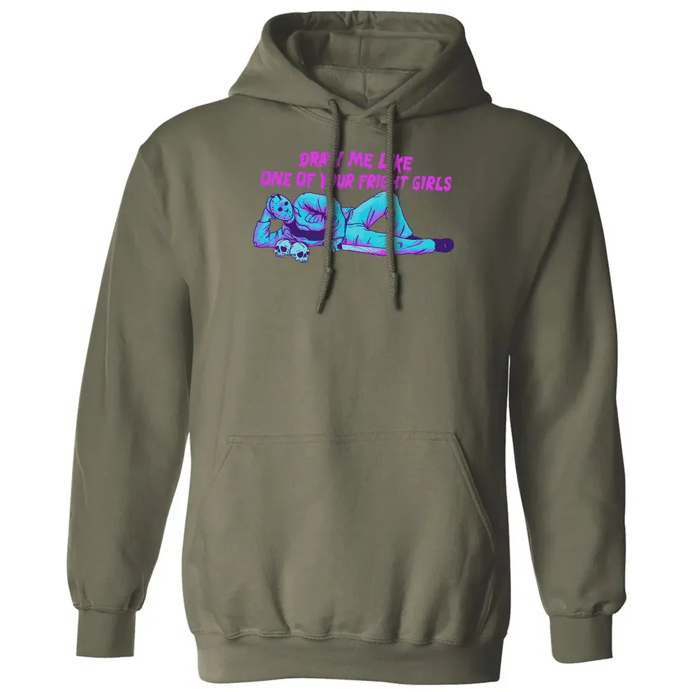 Draw Me Like One Of Your Frige Girl Classic Unisex Hoodie - 4