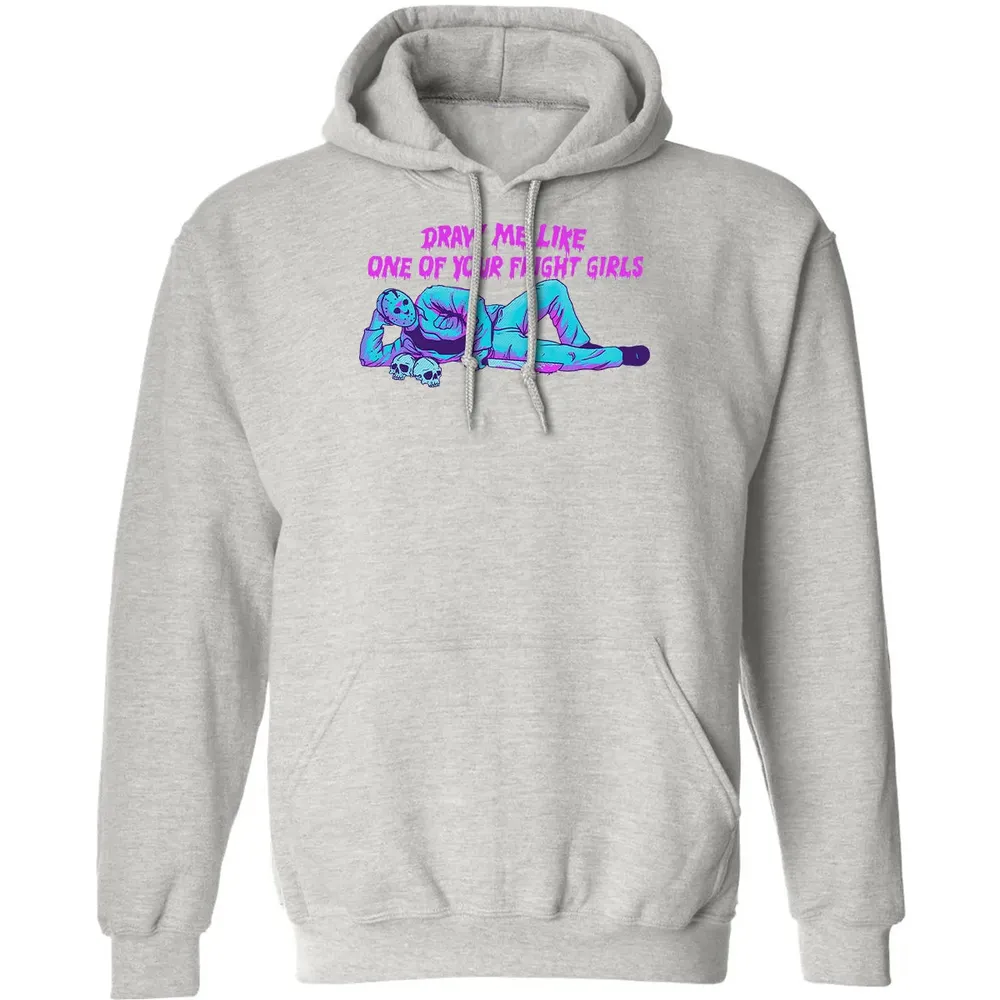 Draw Me Like One Of Your Frige Girl Classic Unisex Hoodie - 8