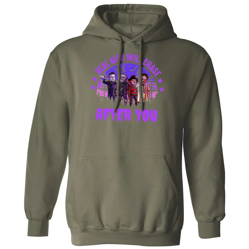 Real Men Will Chase After You Classic Unisex Hoodie - 4