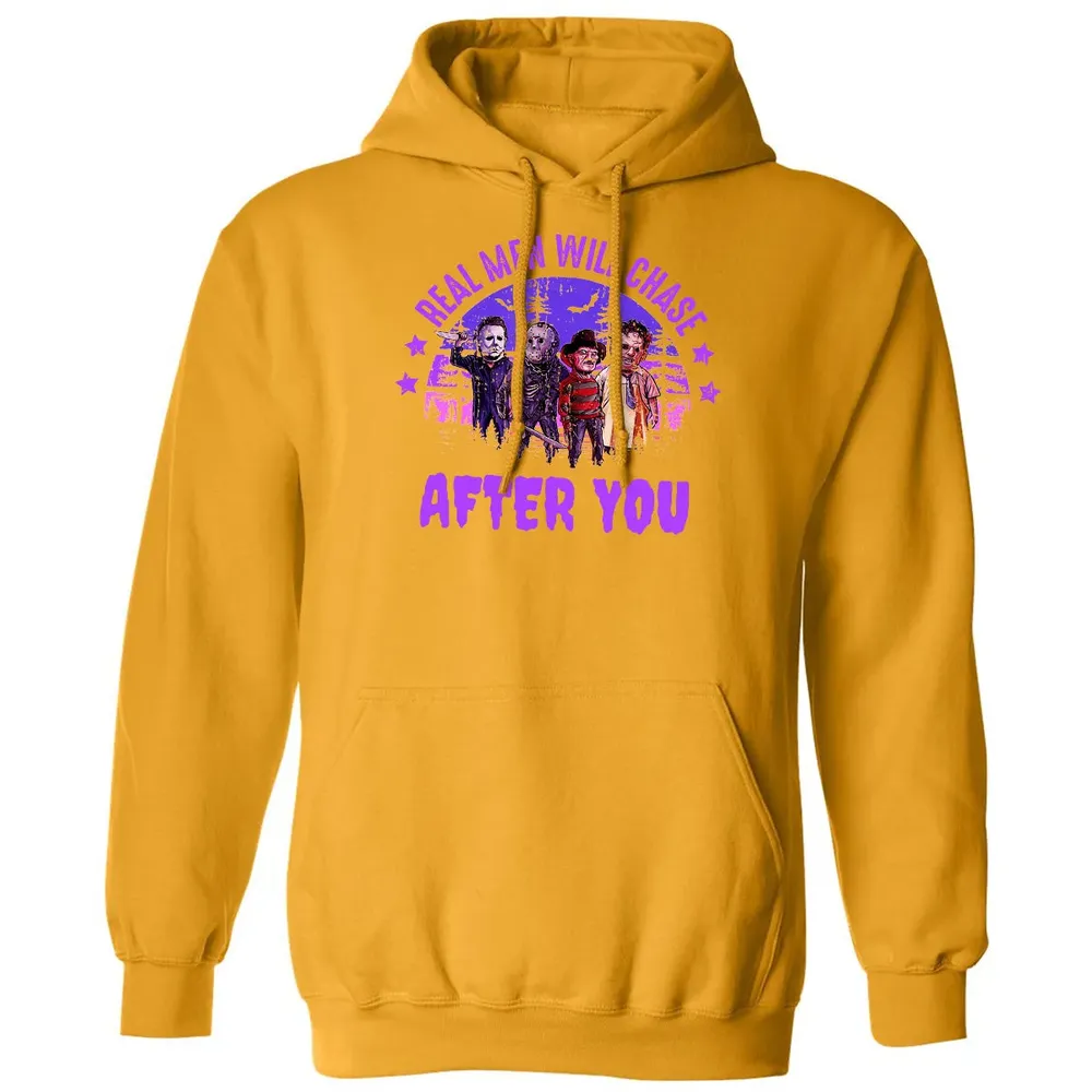 Real Men Will Chase After You Classic Unisex Hoodie - 12