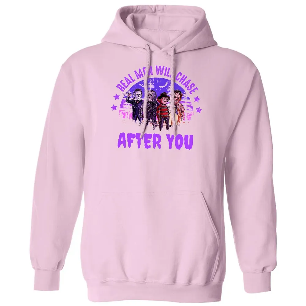 Real Men Will Chase After You Classic Unisex Hoodie - 3
