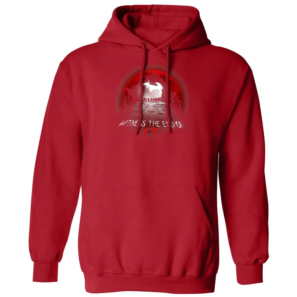 Halloween Horror Movie Witness The End Of It Costume Gift Classic Unisex Hoodie - 5