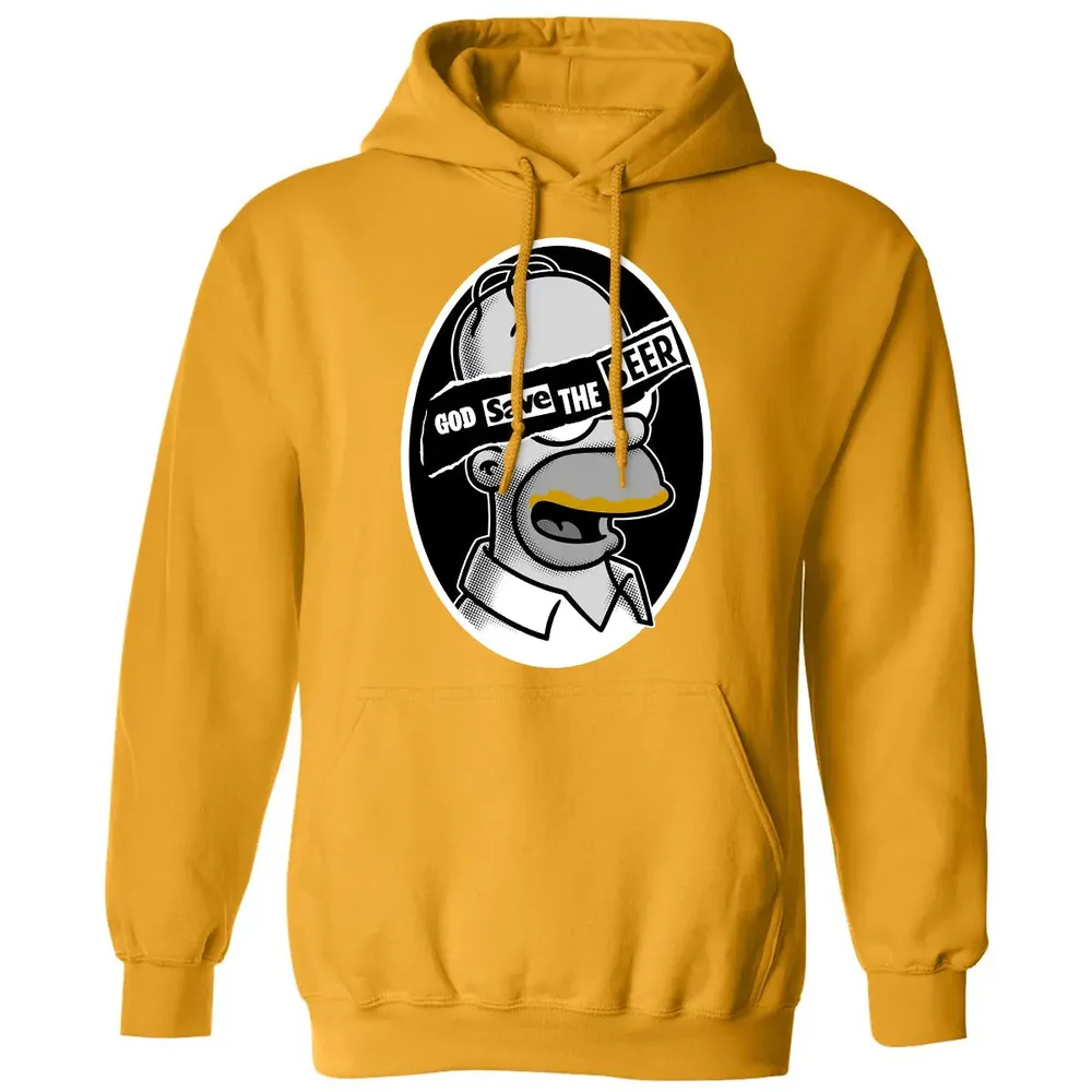 God Save The Beer Classic Unisex Hoodie - 12