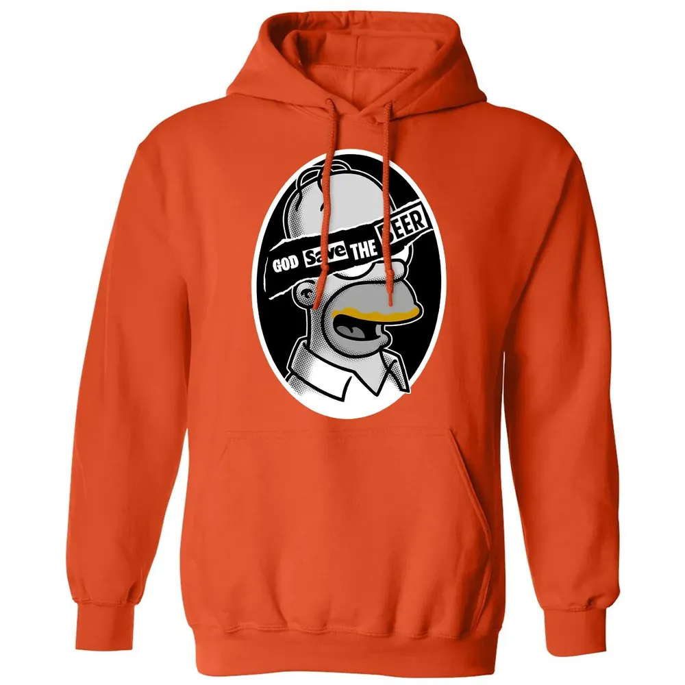 God Save The Beer Classic Unisex Hoodie - 10