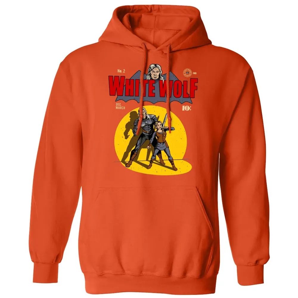 White Wolf Classic Unisex Hoodie - 10