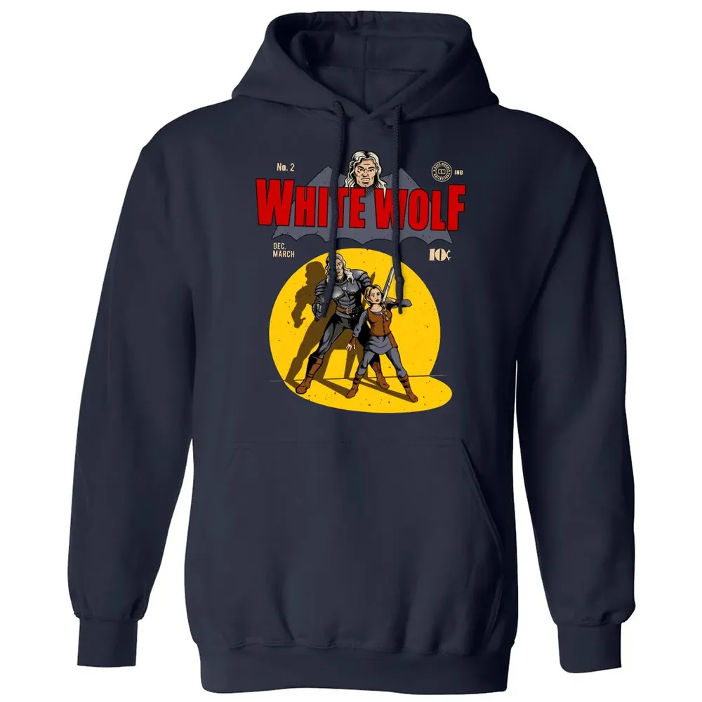 White Wolf Classic Unisex Hoodie - 2