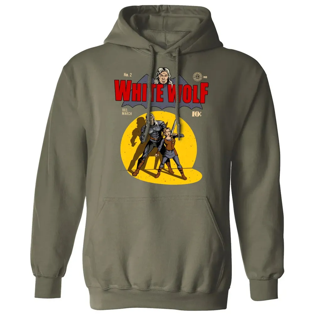 White Wolf Classic Unisex Hoodie - 4