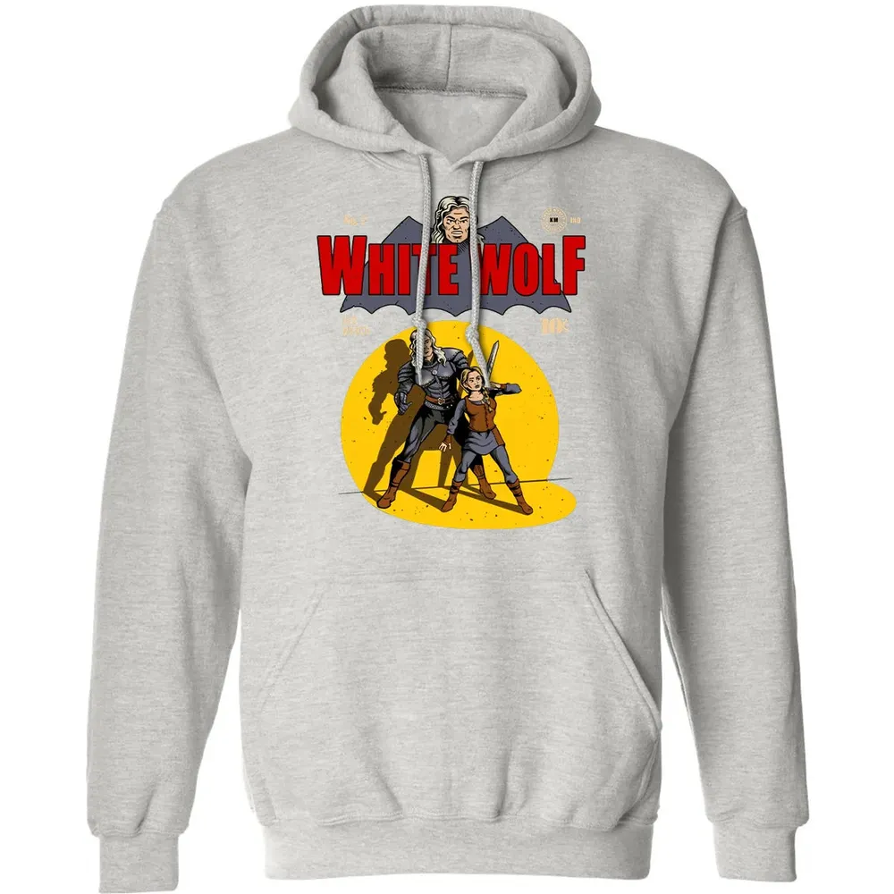 White Wolf Classic Unisex Hoodie - 8
