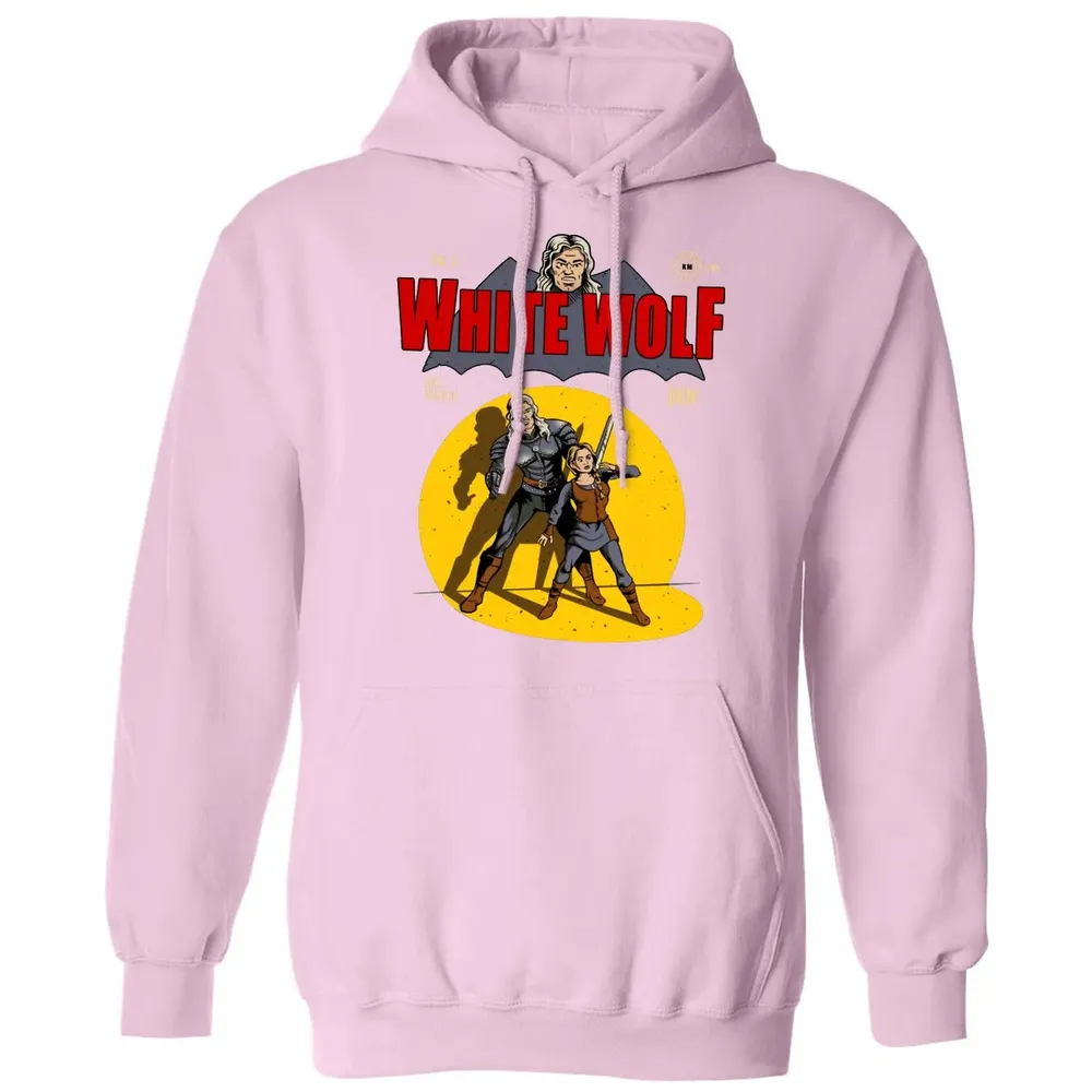 White Wolf Classic Unisex Hoodie - 3
