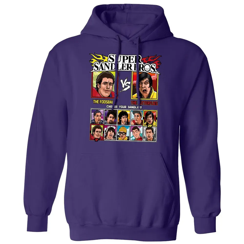 Super Sandler Bros Classic Unisex Hoodie - 6